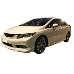 Honda Civic FB7 (2012-2016) Modulo Black Edition Yan Marşpiyel Seti (Plastik)