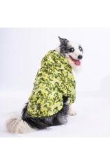 GreenOssa Polarlı Orta ve Büyük Irk Köpek Montu Köpek Yağmurluk Köpek Elbisesi Köpek Kıyafeti