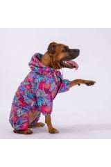 Palmatum Orta-Büyük Irk Köpek Tulum Köpek Yağmurluk Köpek Elbisesi Köpek Kıyafeti