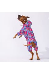 Palmatum Orta-Büyük Irk Köpek Tulum Köpek Yağmurluk Köpek Elbisesi Köpek Kıyafeti