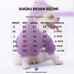 Turuncu Kanguru Cepli Kedi-Köpek Hoodie- Sweatshirt  Kedi Köpek Kıyafeti