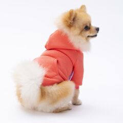 Somon Kanguru Cepli Kedi-Köpek Hoodie- Sweatshirt  Kedi Köpek Kıyafeti