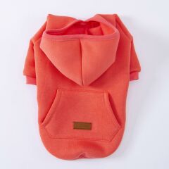 Somon Kanguru Cepli Kedi-Köpek Hoodie- Sweatshirt  Kedi Köpek Kıyafeti