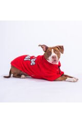 Kırmızı Just Orta ve Büyük Irk Köpek Sweati Köpek Kıyafeti Köpek Elbisesi