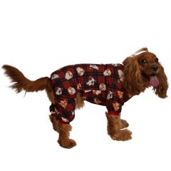 Dog Face Rompers Köpek Surat Kedi Köpek Penye Pijama Tulum