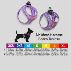 Pisa 2li Air-mesh Köpek Göğüs Tasması Kedi Göğüs Tasması Köpek Tasması