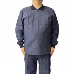 Kaynakçı T-shirt Lacoste Polo Yaka Uzun Kollu Kotlu