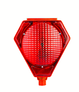 UT 2102 Kırmızı- Sarı Ledli Aydınlatma Modlu Sensörlü Güneş Enerjili Flaşör Uyarı İkaz Lambası