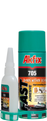 AKFİX 705 HIZLI YAPIŞTIRICI 200 ML + 50