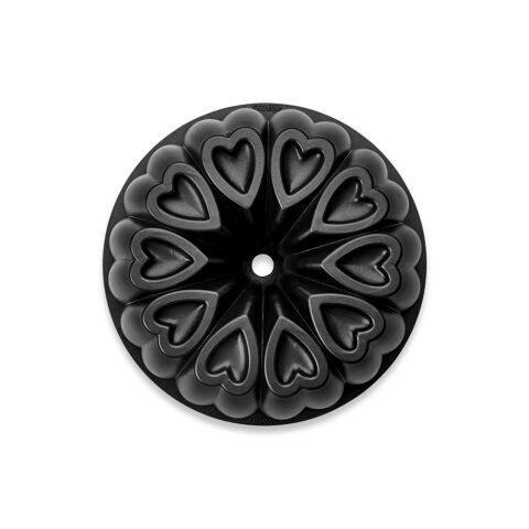 Amboss 10  Parça Paslanmaz Çelik Çok Amaçlı Kase Seti ve Döküm Yanmaz Yapışmaz Kek Kalıbı (siyah)