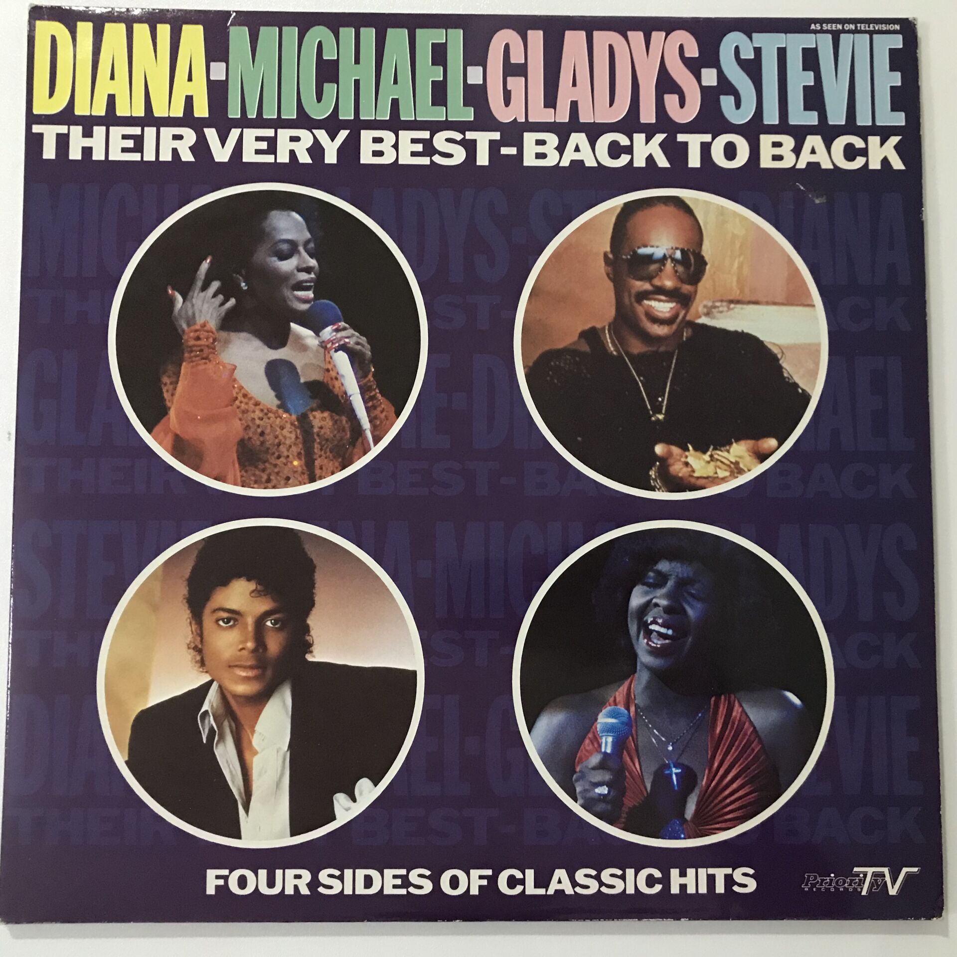 Diana - Michael - Gladys - Stevie - Their Very Best - Back To Back 2 LP