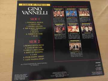 Gino Vannelli ‎– The Very Best Of Gino Vannelli