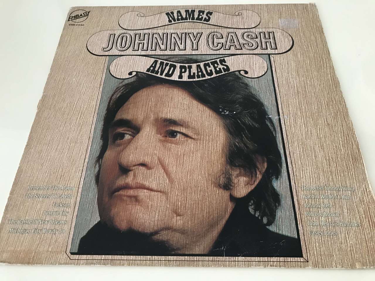 Johnny Cash ‎– Names And Places