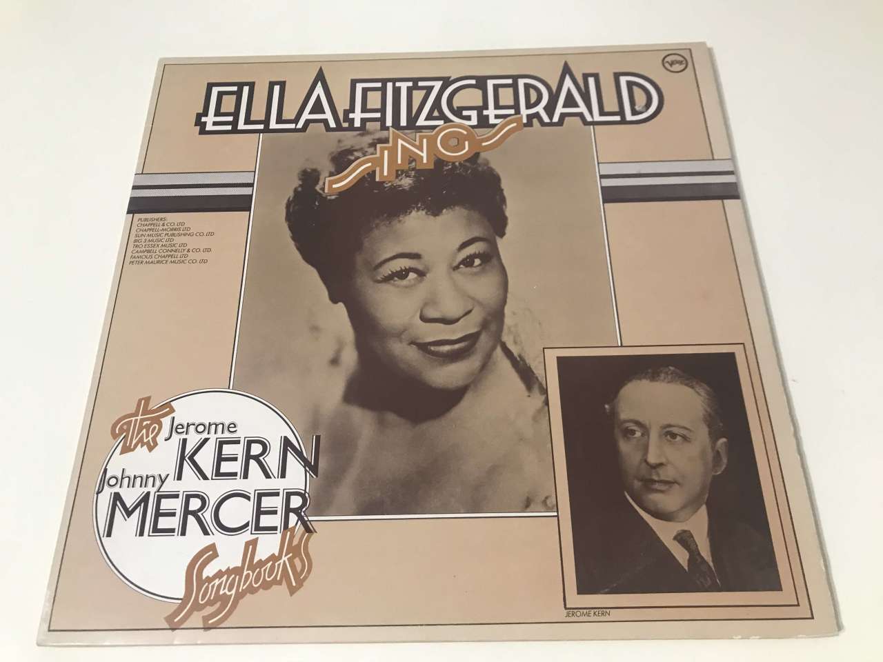 Ella Fitzgerald ‎– Ella Fitzgerald Sings The Jerome Kern & Johnny Mercer Songbooks 2 LP