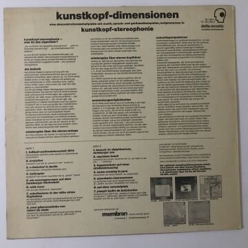 Kunstkopf Dimensionen