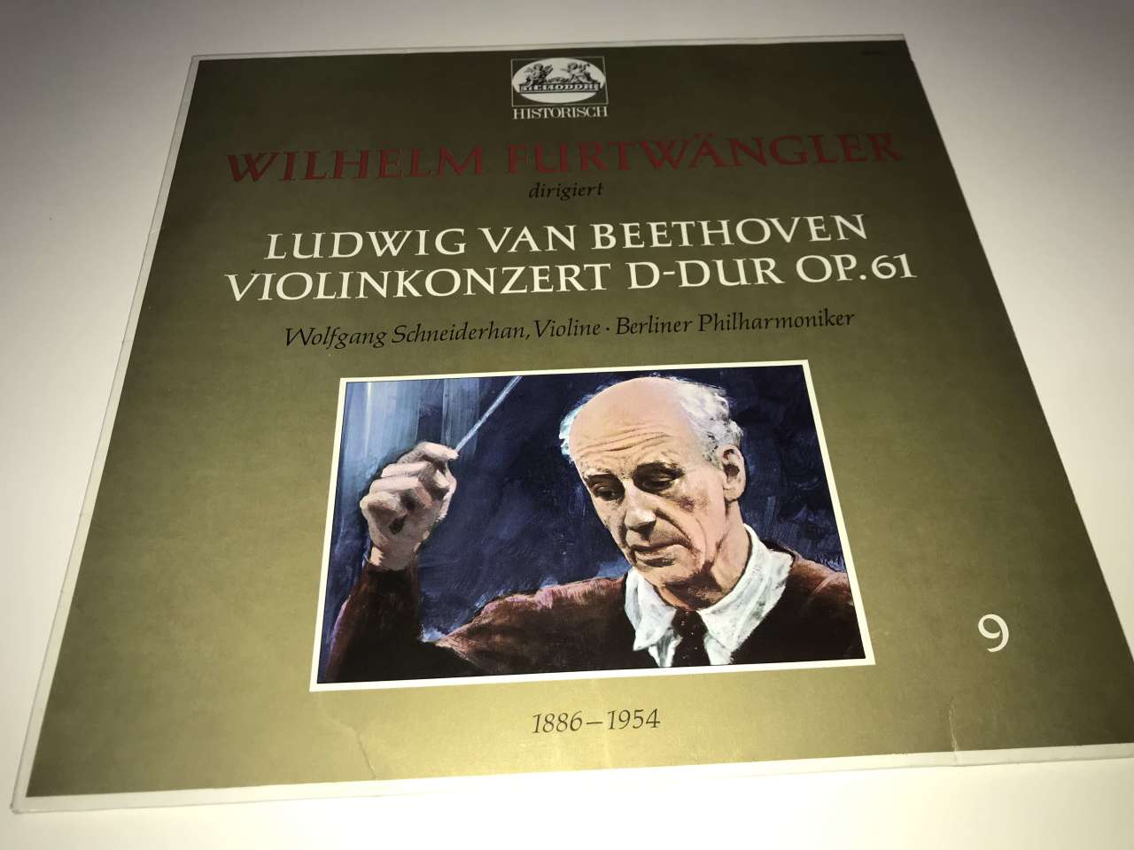 Beethoven - Wolfgang Schneiderhan, Wilhelm Furtwängler, Berliner Philharmoniker ‎– Violinkonzert In D-Dur