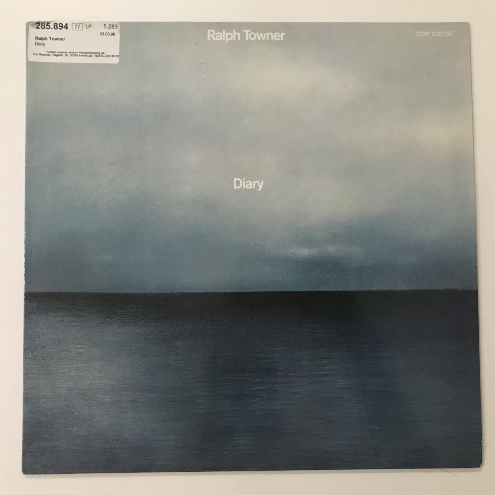 Ralph Towner – Diary