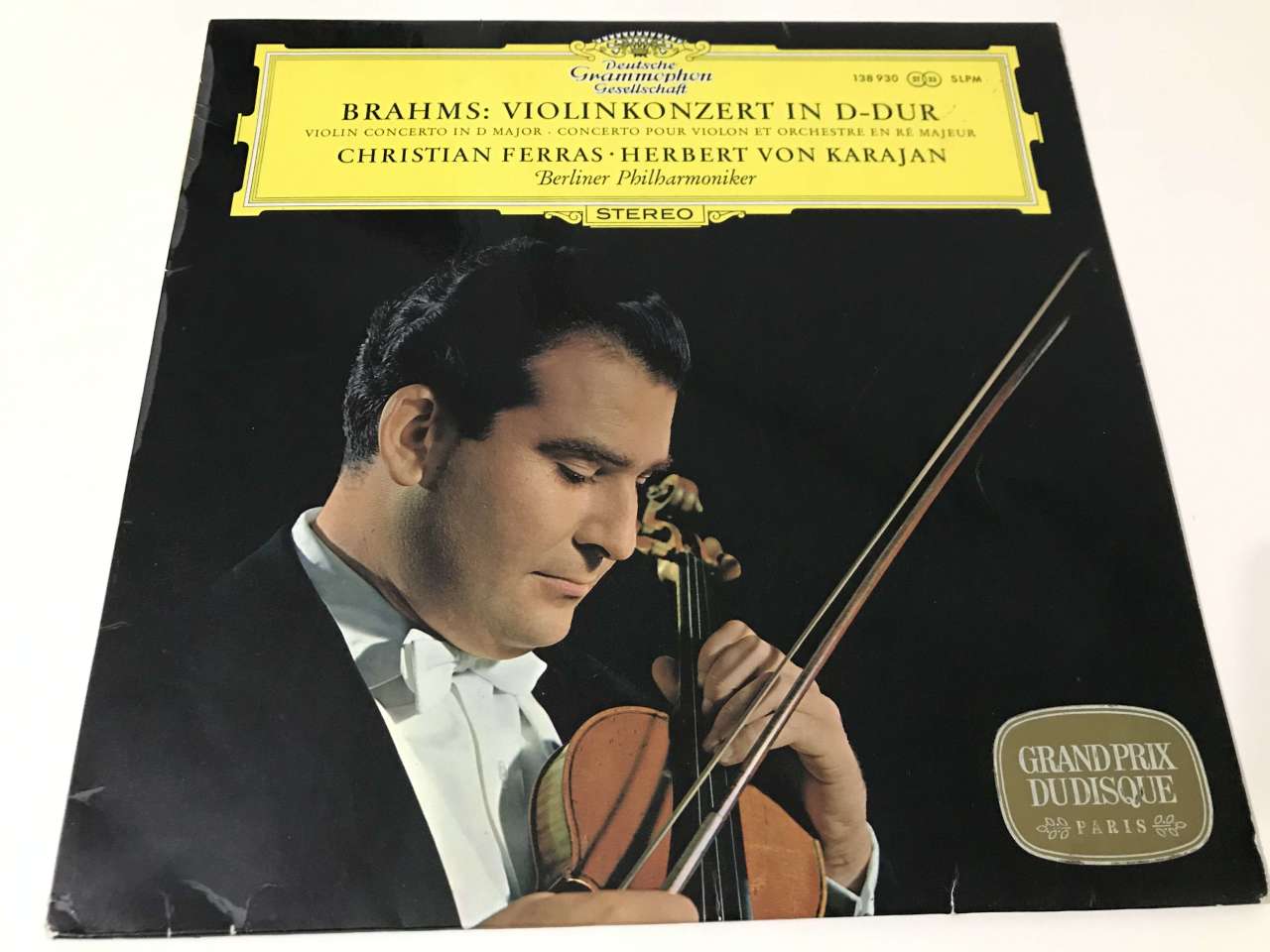 Brahms – Christian Ferras · Herbert von Karajan - Berliner Philharmoniker – Konzert Für Violine Und Orchester D-Dur