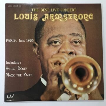 Louis Armstrong ‎– The Best Live Concert 2 LP