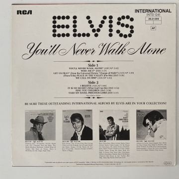 Elvis Presley ‎– You'll Never Walk Alone