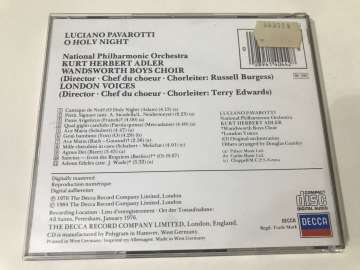 Luciano Pavarotti - Kurt Herbert Adler ● National Philharmonic – O Holy Night