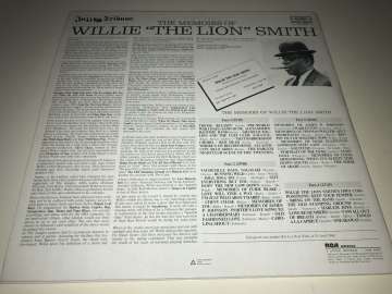 Willie ''The Lion'' Smith ‎– The Memoirs Of Willie ''The Lion'' Smith 2 LP