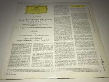 Anton Dvorak, Pierre Fournier, Berliner Philharmoniker, George Szell – Konzert Für Violoncello Und Orchester H-Moll Op. 104