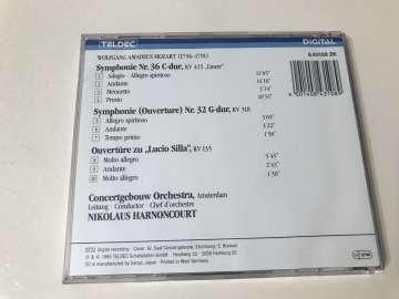 Wolfgang Amadeus Mozart - Concertgebouw Orchestra*, Nikolaus Harnoncourt – Symphonies Nr. 32 & 36 ''Linzer'' - Overture ''Lucio Silla''