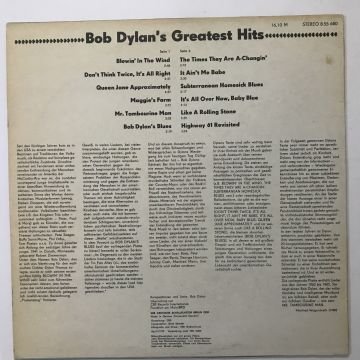 Bob Dylan ‎– Bob Dylan's Greatest Hits