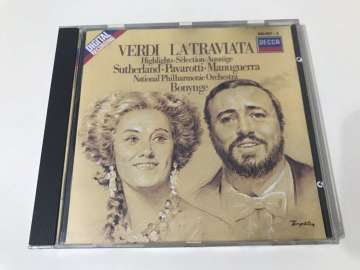 Verdi, Sutherland, Pavarotti, Manuguerra, National Philharmonic Orchestra, Bonynge – La Traviata (Highlights ∙ Sélection ∙ Auszüge)