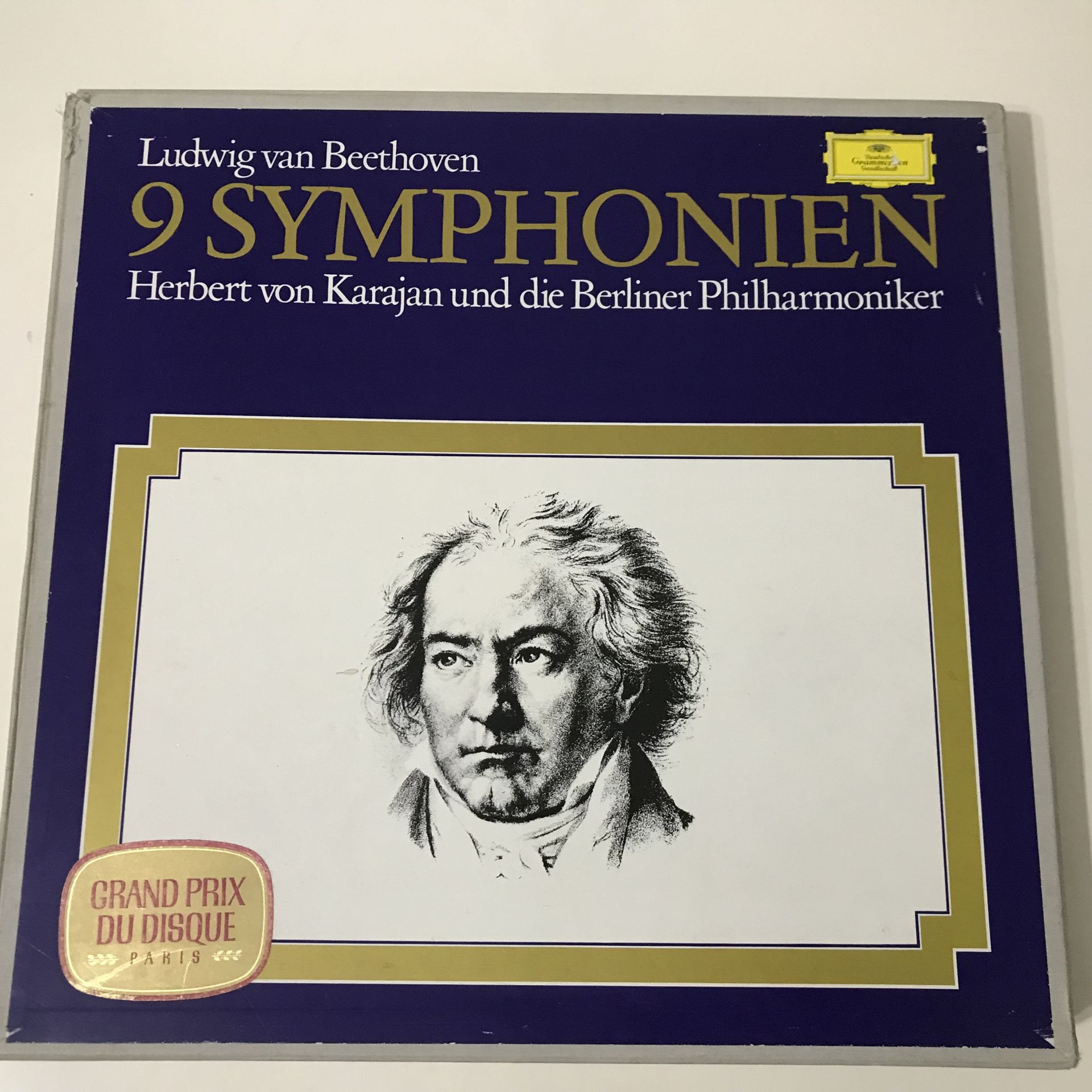 Beethoven, Herbert von Karajan, Berliner Philharmoniker – 9 Symphonien (8 LP Kutulu Set)