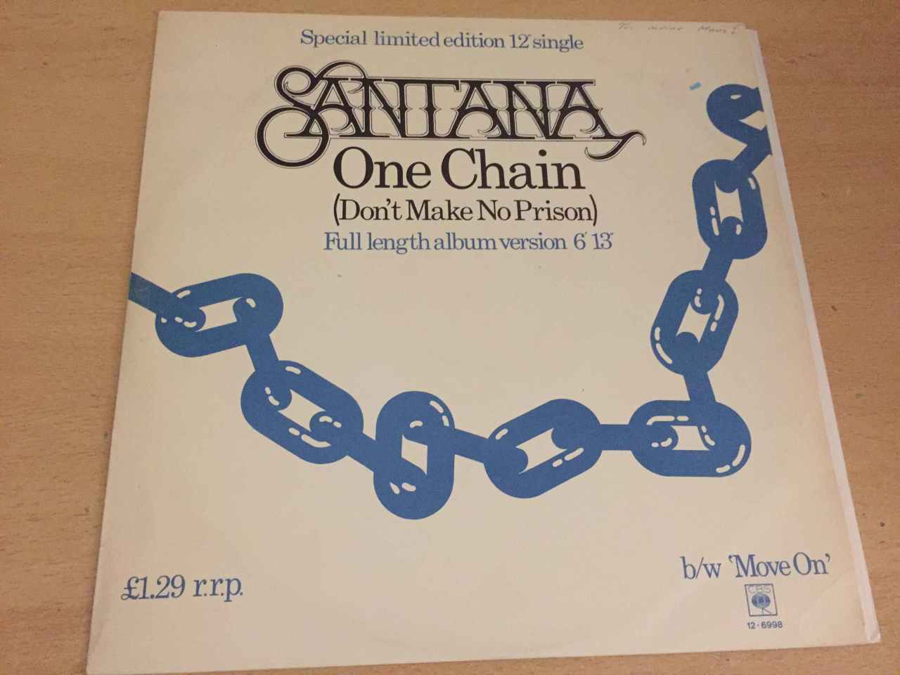 Santana ‎– One Chain (Don't Make A Prison) (Full Length Album Version)