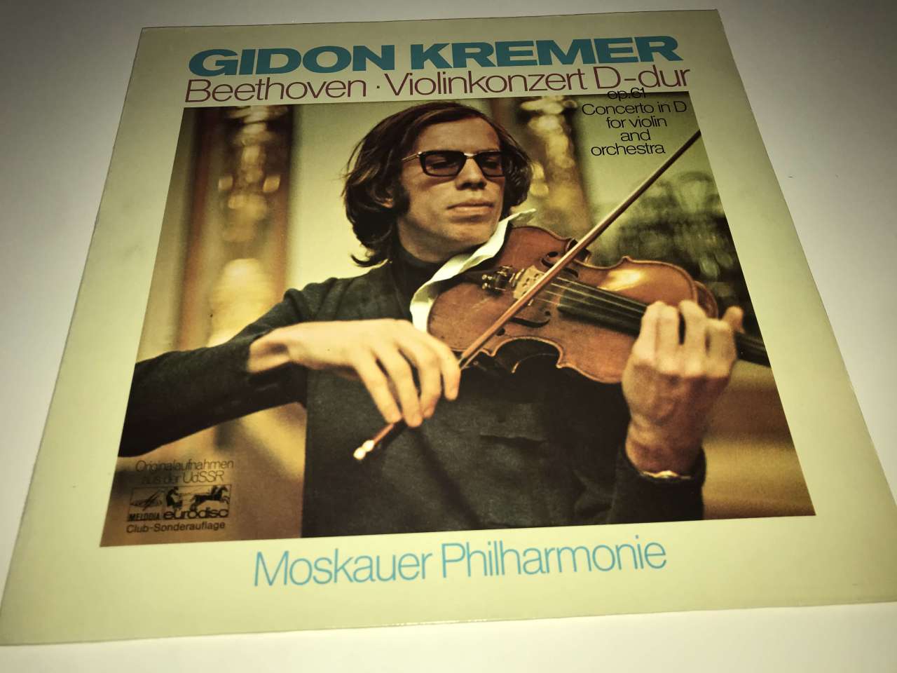 Beethoven - Gidon Kremer, Moskauer Philharmonie – Violinkonzert D-dur / Op.61 Concerto In D For Violin And Orchestra