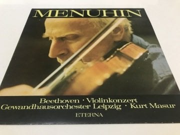 Beethoven - Menuhin, Gewandhausorchester Leipzig, Kurt Masur ‎– Violinkonzert