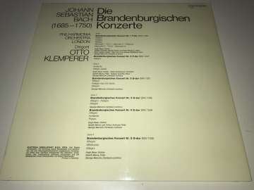 Johann Sebastian Bach - Otto Klemperer, Philharmonia Orchestra – Die Brandenburgische Konzerte 2 LP