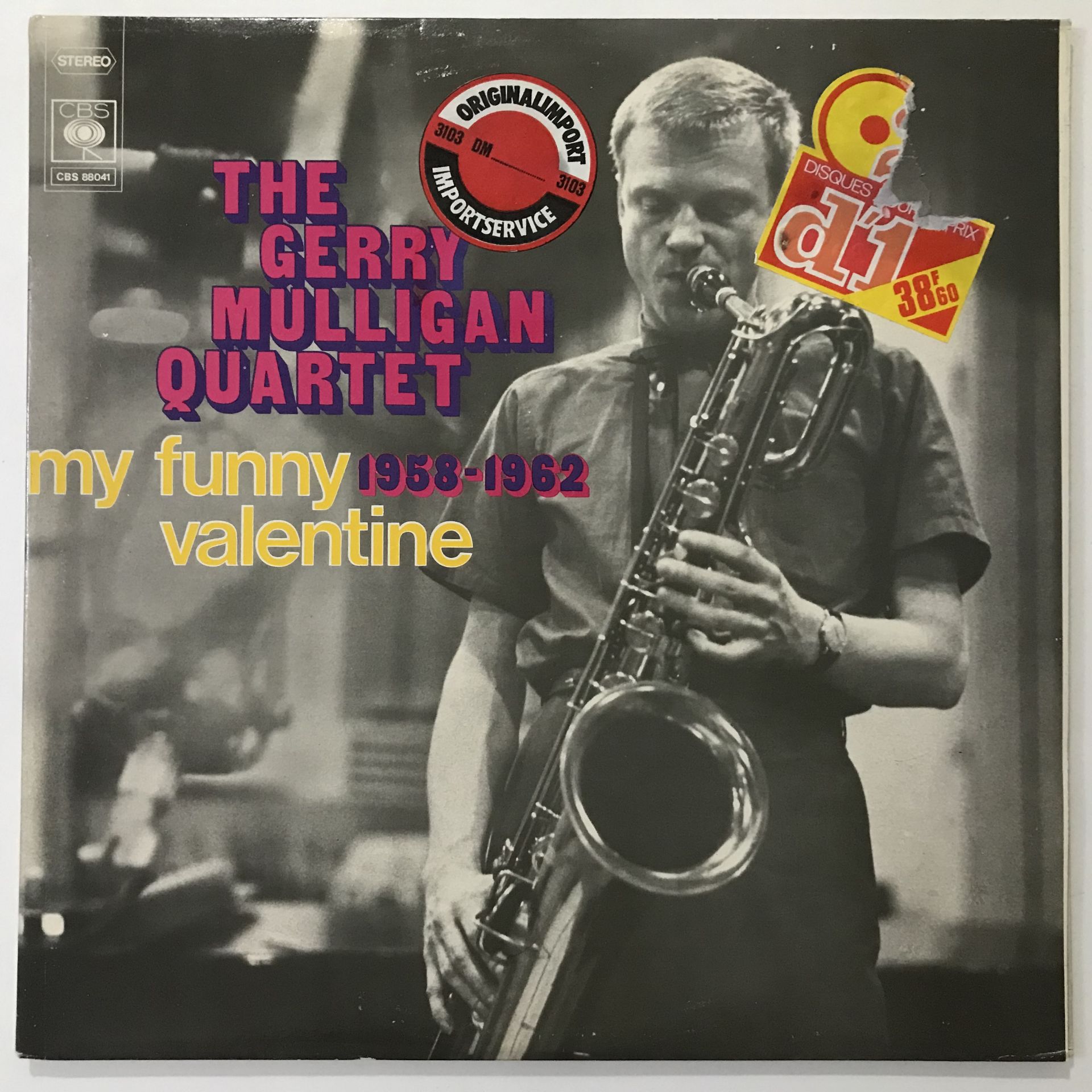 The Gerry Mulligan Quartet – My Funny Valentine 1958-1962 2 LP