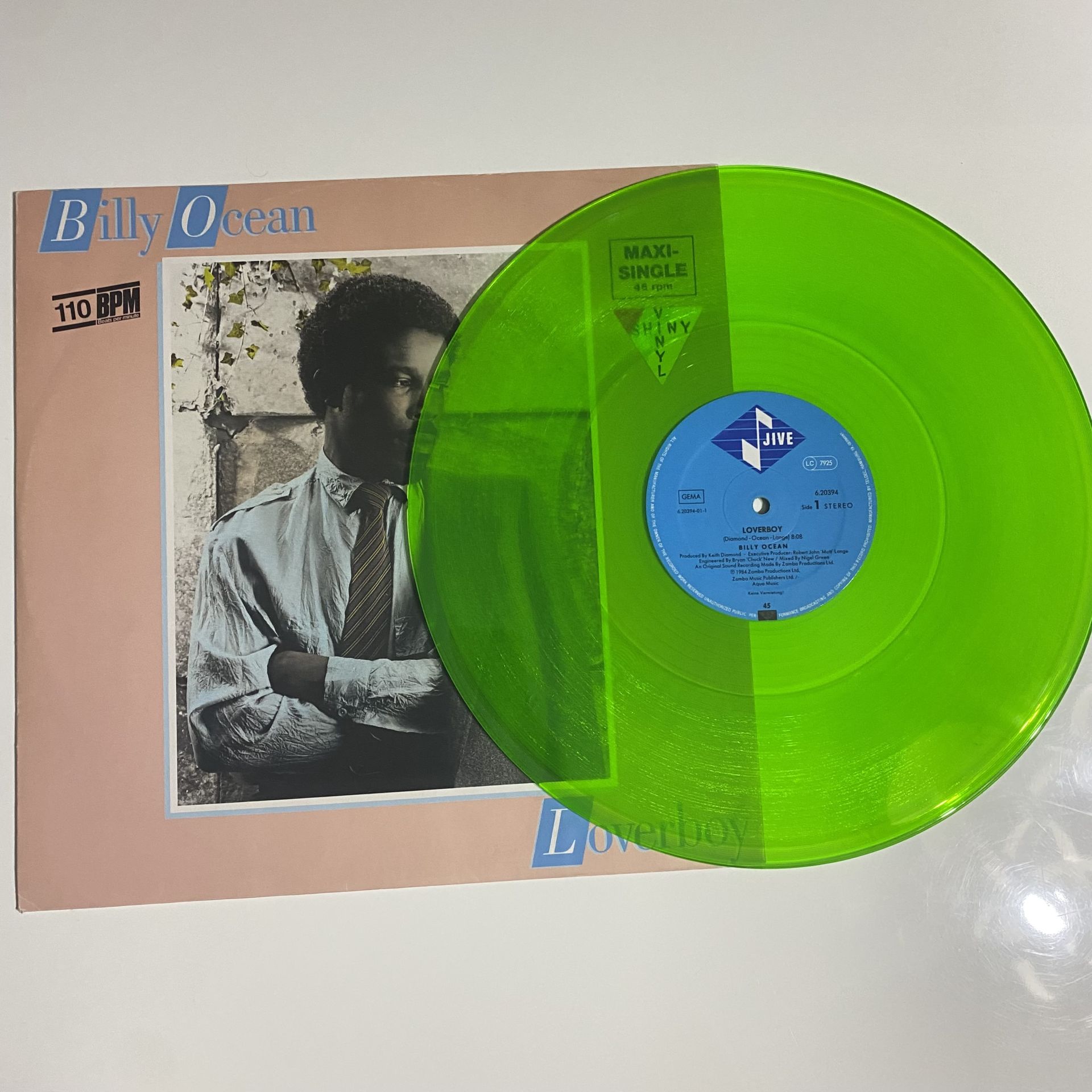Billy Ocean – Loverboy (Yeşil Renkli Plak)