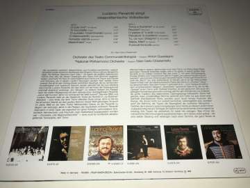 Luciano Pavarotti ‎– O Sole Mio Neapolitanische Volkslieder (İmzalı)