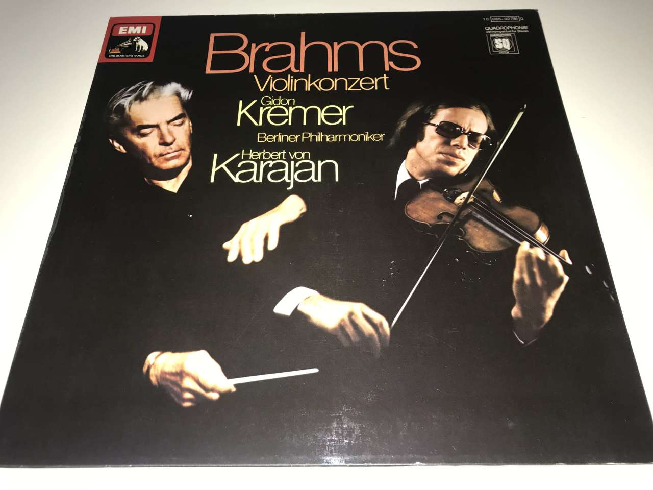 Johannes Brahms / Gidon Kremer, Berliner Philharmoniker, Herbert von Karajan – Konzert Für Violine Und Orchester D-Dur Op. 77