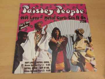 Paisley People ‎– Hot Love - Metal Guru - Get It On