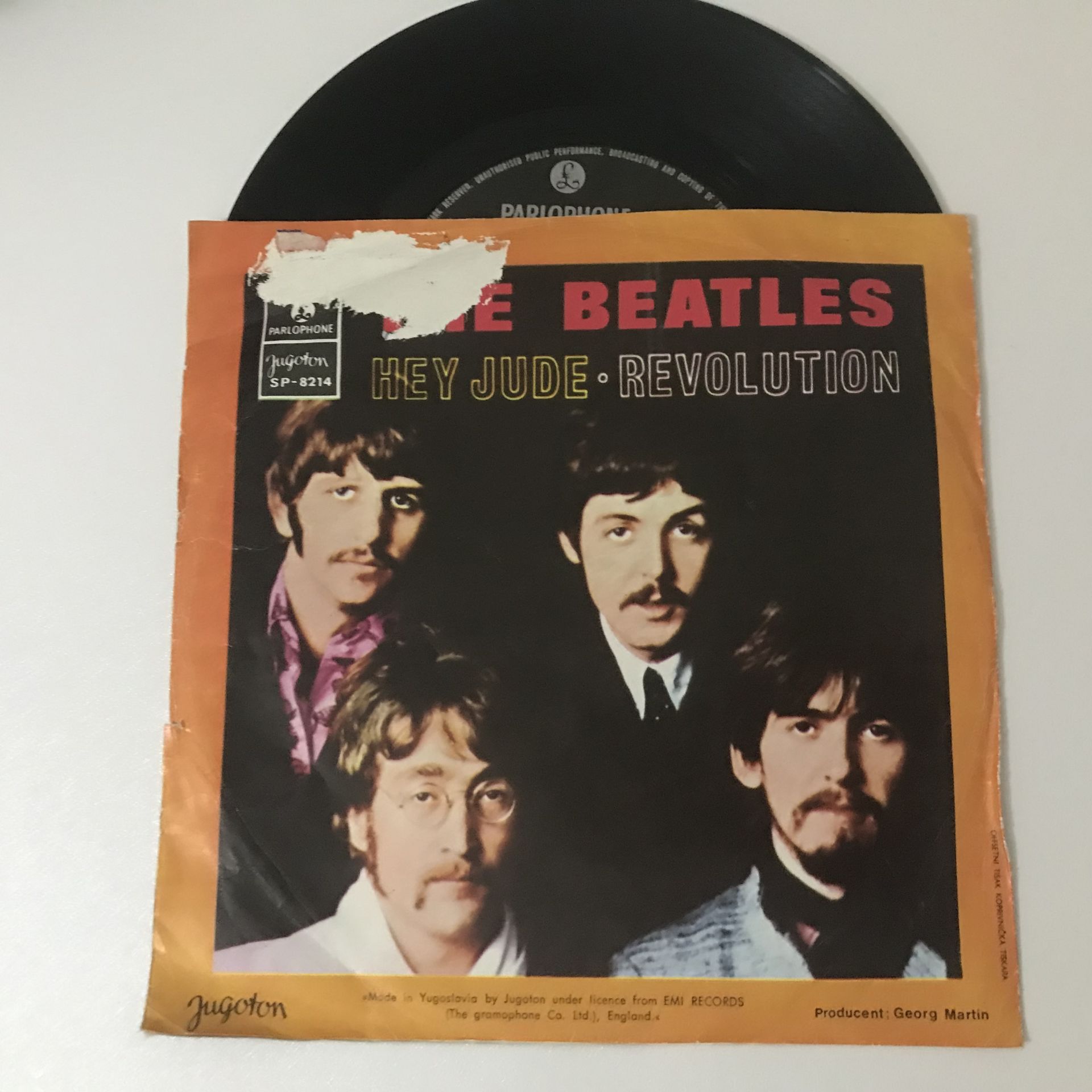 The Beatles – Hey Jude / Revolution Plak, CD, DVD Satın Al