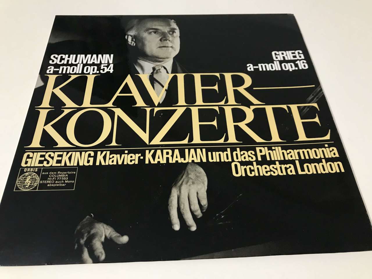 Schumann, Grieg - Gieseking - Karajan, Philharmonia Orchestra London – Klavierkonzerte