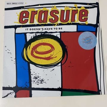 Erasure – It Doesn't Have To Be (Mavi Renkli Plak)