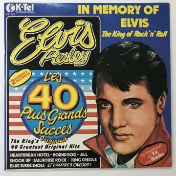 Elvis Presley ‎– Les 40 Plus Grands Succès 2 LP