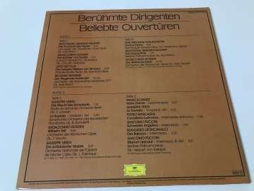 Berühmte Dirigenten - Beliebte Ouvertüren - Herbert Von Karajan Karl Böhm Claudio Abbado u.a 2 LP