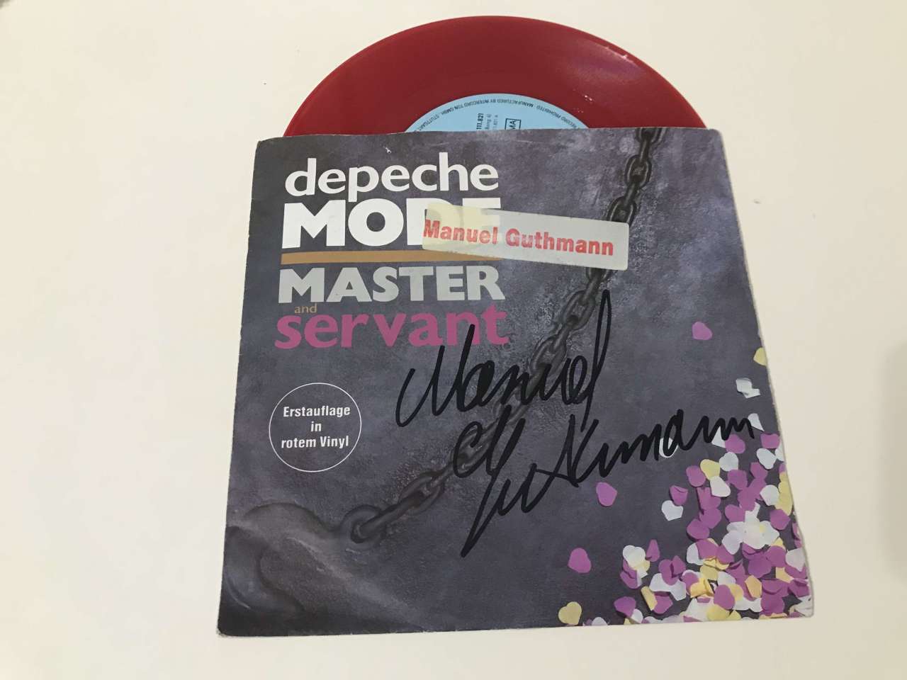 Depeche Mode – Master And Servant (Kırmızı Renkli Plak)