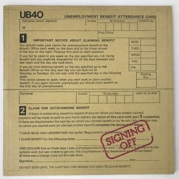 UB40 ‎– Signing Off 2 LP