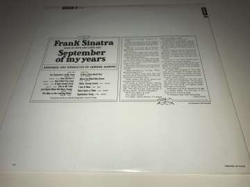 Frank Sinatra ‎– September Of My Years