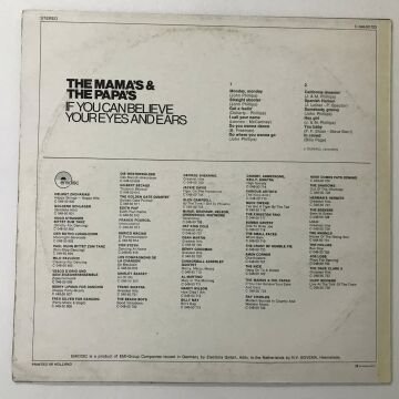 The Mama's & The Papa's ‎– If You Can Believe Your Eyes And Ears