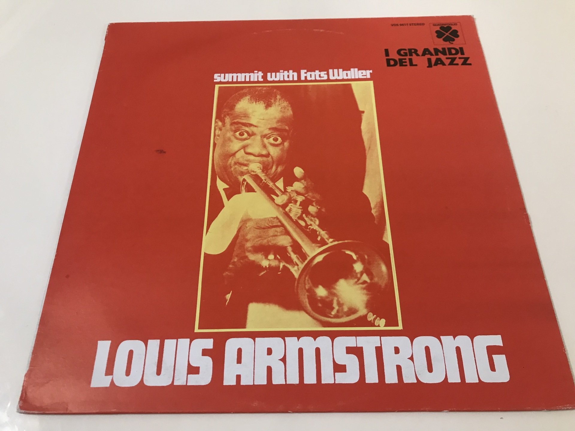 LOUIS ARMSTRONG I GRANDI DEL JAZZ LP summit with fats waller